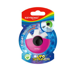 Radír, PVC mentes Keyroad Ufo Spinner vegyes színek Író- irodaszer, papíráru Keyroad