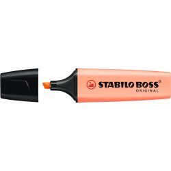 Szövegkiemelő 2-5mm, vágott hegyű, STABILO Boss original Pastel barack Író- irodaszer, papíráru Stabilo