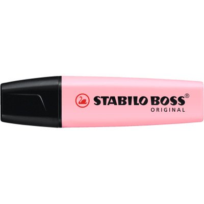 Szövegkiemelő 2-5mm, vágott hegyű, STABILO Boss original Pastel pink Szövegkiemelő 2-5mm, vágott hegyű, STABILO Boss original Pastel pink