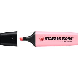 Szövegkiemelő 2-5mm, vágott hegyű, STABILO Boss original Pastel pink Író- irodaszer, papíráru Stabilo