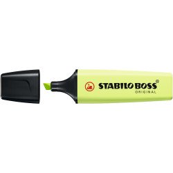 Szövegkiemelő 2-5mm, vágott hegyű, STABILO Boss original Pastel lime Író- irodaszer, papíráru Stabilo
