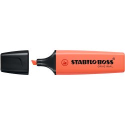 Szövegkiemelő 2-5mm, vágott hegyű, STABILO Boss original Pastel korall Író- irodaszer, papíráru Stabilo