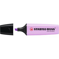 Szövegkiemelő 2-5mm, vágott hegyű, STABILO Boss original Pastel orgona Író- irodaszer, papíráru Stabilo