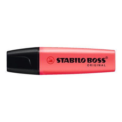 Szövegkiemelő 2-5mm, vágott hegyű, STABILO Boss original piros Szövegkiemelő 2-5mm, vágott hegyű, STABILO Boss original piros