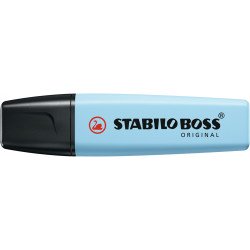Szövegkiemelő 2-5mm, vágott hegyű, STABILO Boss original Pastel jeges kék Író- irodaszer, papíráru Stabilo