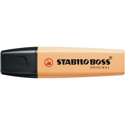 Szövegkiemelő 2-5mm, vágott hegyű, STABILO Boss original Pastel fakó narancs Szövegkiemelő 2-5mm, vágott hegyű, STABILO Boss original Pastel fakó narancs