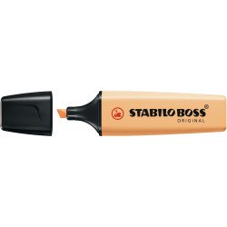 Szövegkiemelő 2-5mm, vágott hegyű, STABILO Boss original Pastel fakó narancs Író- irodaszer, papíráru Stabilo