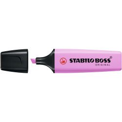 Szövegkiemelő 2-5mm, vágott hegyű, STABILO Boss original Pastel málna Író- irodaszer, papíráru Stabilo