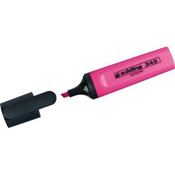 Szövegkiemelő 2-5mm, vágott Edding 345 rózsa Író- irodaszer, papíráru EDDING