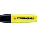Szövegkiemelő 2-5mm, vágott hegyű, STABILO Boss original sárga