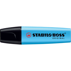 Szövegkiemelő 2-5mm, vágott hegyű, STABILO Boss original kék Író- irodaszer, papíráru Stabilo