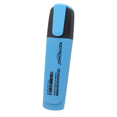 Szövegkiemelő vágott hegyű, lapos test Keyroad Fluo neon kék Szövegkiemelő vágott hegyű, lapos test Keyroad Fluo neon kék