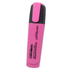 Szövegkiemelő vágott hegyű, lapos test Keyroad Fluo neon rózsaszín Író- irodaszer, papíráru Keyroad