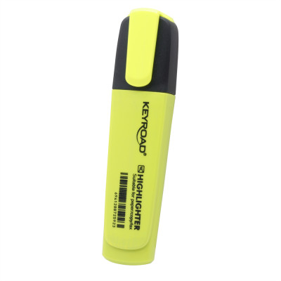 Szövegkiemelő vágott hegyű, lapos test Keyroad Fluo neon sárga Szövegkiemelő vágott hegyű, lapos test Keyroad Fluo neon sárga