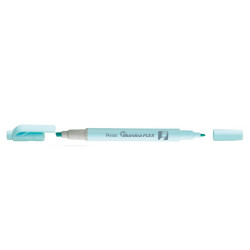 Szövegkiemelő kétvégű 1/3,5mm, vágott és kúphegyű, Pentel pasztell kék Író- irodaszer, papíráru Pentel