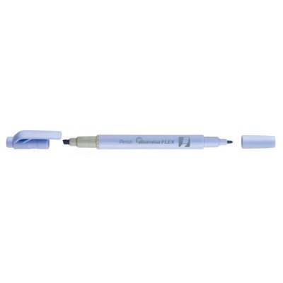 Szövegkiemelő kétvégű 1/3,5mm, vágott és kúphegyű, Pentel pasztell világoskék Szövegkiemelő kétvégű 1/3,5mm, vágott és kúphegyű, Pentel pasztell világoskék