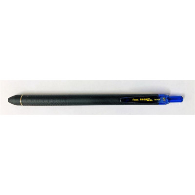 Golyóstoll nyomógombos 0,35mm, dokument toll BLP437 EnerGel Pentel, írásszín kék