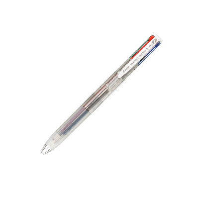 Golyóstoll 4 színű Pilot Super Grip G áttetsző test, 4 klf. szín