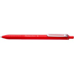 Golyóstoll nyomógombos 0,35mm, Pentel iZee, írásszín piros Író- irodaszer, papíráru Pentel