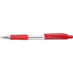 Golyóstoll 0,7mm, piros átlátszó test, Penac CCH-3, írásszín piros Író- irodaszer, papíráru Penac