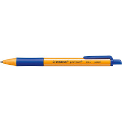 Golyóstoll nyomógombos 0,5mm, Stabilo pointball 6030/41, írásszín kék Író- irodaszer, papíráru Stabilo