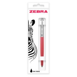 Golyóstoll nyomógombos 0,7mm, dobozban lazac test, Zebra 901, írásszín kék Író- irodaszer, papíráru Zebra