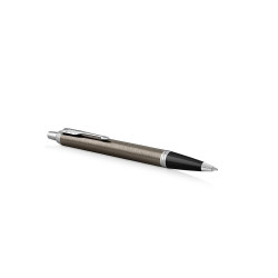 Golyóstoll sötét barna test, ezüst klipsz, 1931671 Parker Royal IM, írásszín kék