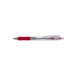 Golyóstoll 0,5mm, Zebra Tapli clip Eco, írásszín piros Író- irodaszer, papíráru Zebra