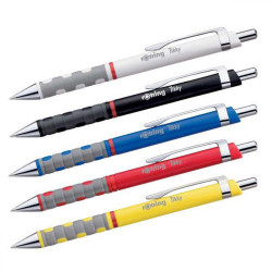 Golyóstoll fekete test, Rotring Tikky III, írásszín kék Író- irodaszer, papíráru Rotring