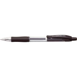 Golyóstoll 0,7mm, fekete átlátszó test Penac CCH-3, írásszín fekete Író- irodaszer, papíráru Penac
