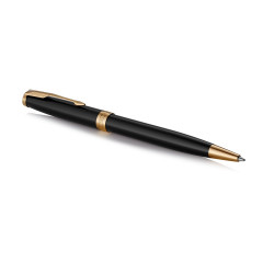 Golyóstoll fekete test, arany klipsz, 1931497 Parker Royal Sonnet, írásszín kék Író- irodaszer, papíráru Parker