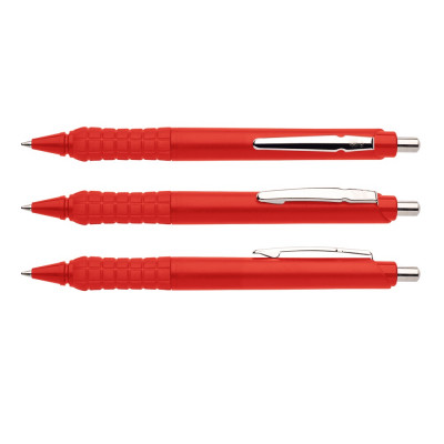 Golyóstoll nyomógombos 0,8mm, műanyag piros test Apollo K, írásszín piros Golyóstoll nyomógombos 0,8mm, műanyag piros test Apollo K, írásszín piros