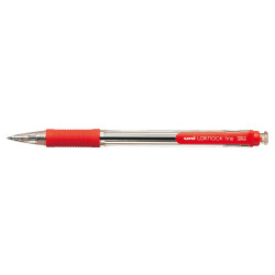 Golyóstoll 0,3mm, Uni SN-101, írásszín piros Író- irodaszer, papíráru Uni