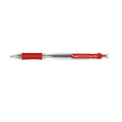 Golyóstoll 0,3mm, Uni SN-101, írásszín piros Író- irodaszer, papíráru Uni