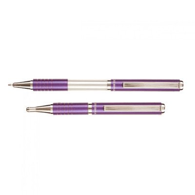 Golyóstoll metál lila test, Zebra SLF1, írásszín kék Golyóstoll metál lila test, Zebra SLF1, írásszín kék