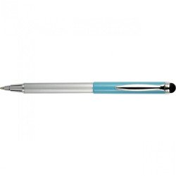 Golyóstoll metál világoskék test, Zebra Stylus Telescopic, írásszín kék Író- irodaszer, papíráru Zebra