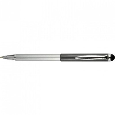 Golyóstoll metál szürke test, Zebra Stylus Telescopic, írásszín kék Golyóstoll metál szürke test, Zebra Stylus Telescopic, írásszín kék