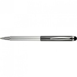 Golyóstoll metál szürke test, Zebra Stylus Telescopic, írásszín kék Író- irodaszer, papíráru Zebra