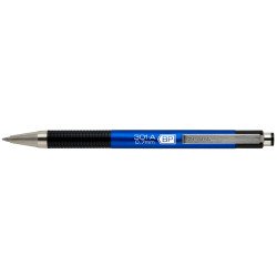 Golyóstoll 0,7mm, metál kék test, Zebra F-301A, írásszín kék Író- irodaszer, papíráru Zebra