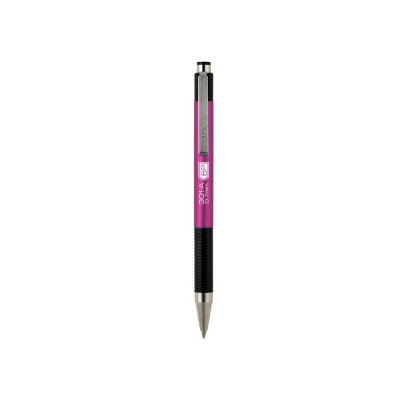 Golyóstoll 0,7mm, metál pink test, Zebra F-301A, írásszín kék Golyóstoll 0,7mm, metál pink test, Zebra F-301A, írásszín kék