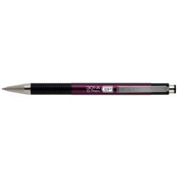 Golyóstoll 0,7mm, metál mályva test, Zebra F-301A, írásszín kék Író- irodaszer, papíráru Zebra
