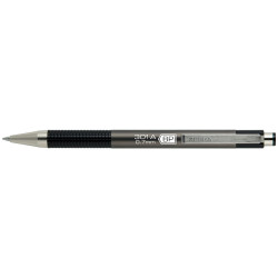 Golyóstoll 0,7mm, metál antracit test, Zebra F-301A, írásszín kék Író- irodaszer, papíráru Zebra