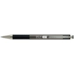 Golyóstoll 0,7mm, metál antracit test, Zebra F-301A, írásszín kék Író- irodaszer, papíráru Zebra