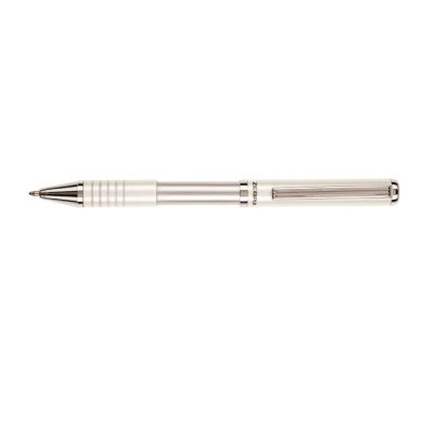 Golyóstoll metál fehér test, Zebra SLF1, írásszín kék Golyóstoll metál fehér test, Zebra SLF1, írásszín kék