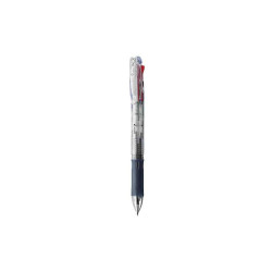 Golyóstoll átlátszó test, Zebra Clip on Slim 4C 4 színű Író- irodaszer, papíráru Zebra