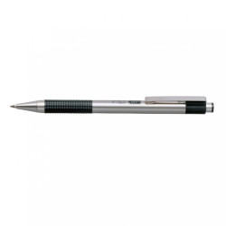 Golyóstoll 0,7mm, fekete test, Zebra F-301, írásszín kék Író- irodaszer, papíráru Zebra