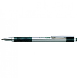 Golyóstoll 0,7mm, zöld test, Zebra F-301, írásszín kék Író- irodaszer, papíráru Zebra