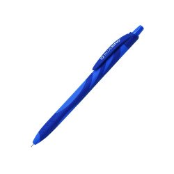 Golyóstoll nyomógombos gumírozott vegyes test, Bluering® F20, írásszín kék Író- irodaszer, papíráru Bluering
