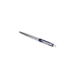 Golyóstoll 0,8mm, nyomógombos fém test, színes rész WTX Pen, Bluering® írásszín kék Író- irodaszer, papíráru Bluering