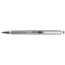 Golyóstoll 0,7mm, metál ezüst test, Zebra F-301A, írásszín kék Író- irodaszer, papíráru Zebra